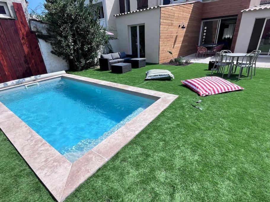 Maison Climatisee, Piscine, A 5 Minutes Des Grands Buffets Narbonne Exteriér fotografie